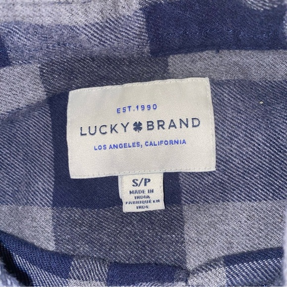 Men’s Blue Flannel Shirt - Picture 3 of 3